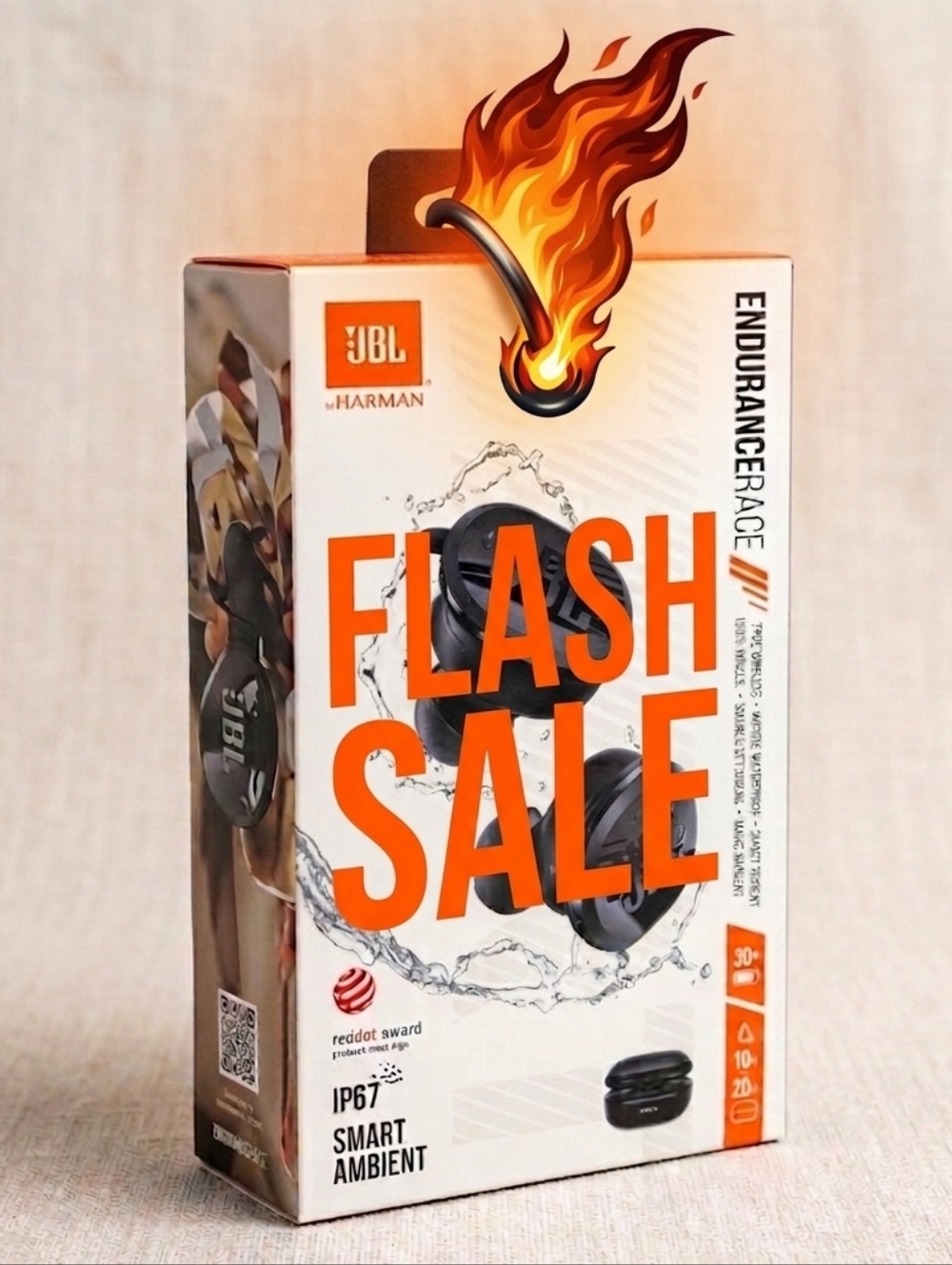 JBL Endurance Race Waterproof Wireless Earbuds | Brand